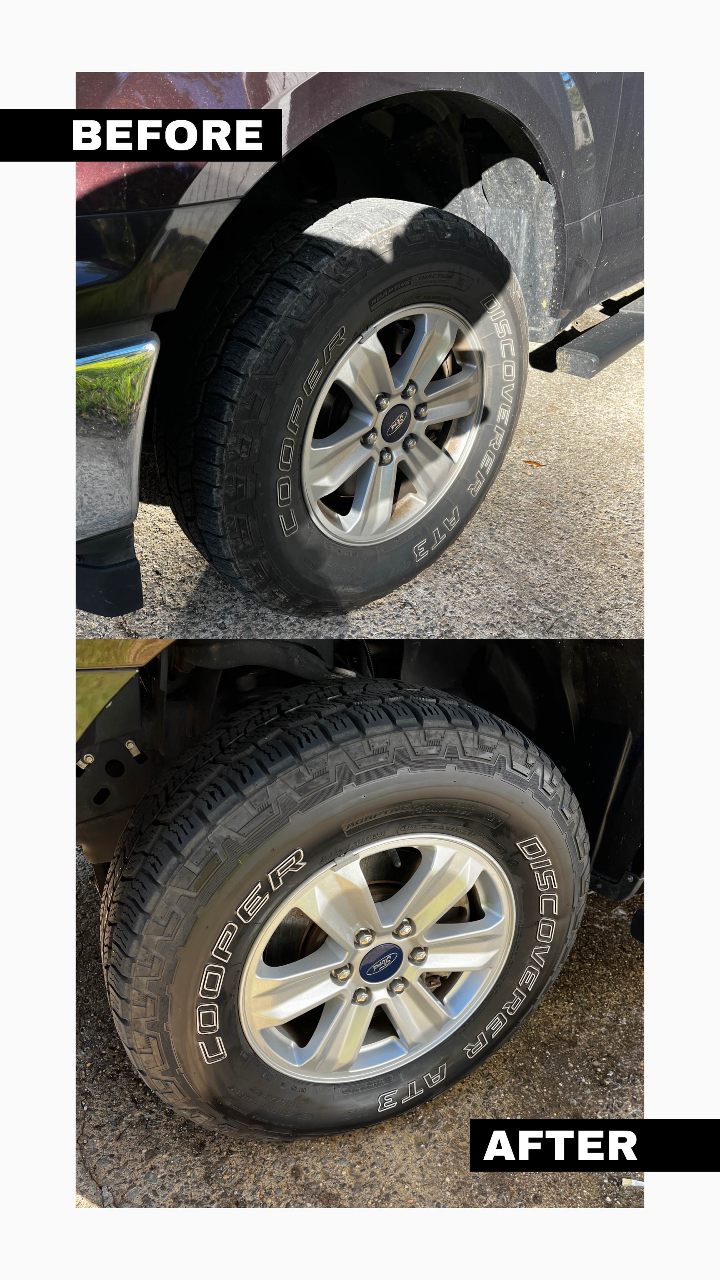 Before/After truck detailing
